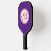 Pickleball Paddle - Floral Uw initiaal toevoegen (Links)