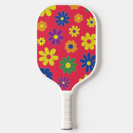Pickleball Paddle Flowery Pickle Ball (Voorkant)