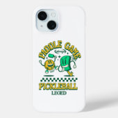 🏓 Pickleball Paddle Game Phone Case Graphic Desig (Achterkant)
