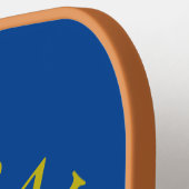 Pickleball Paddle "Gelaagde in kleur" (Links Detail)