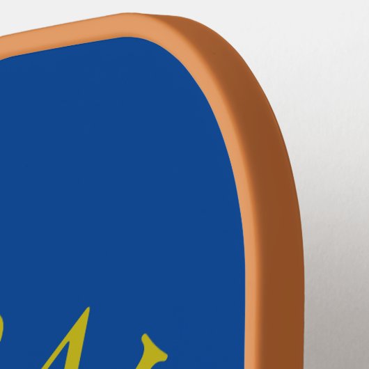 Pickleball Paddle "Gelaagde in kleur" (Links Detail)