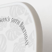 Pickleball Paddle gepersonaliseerd 50ste verjaarda (Links Detail)