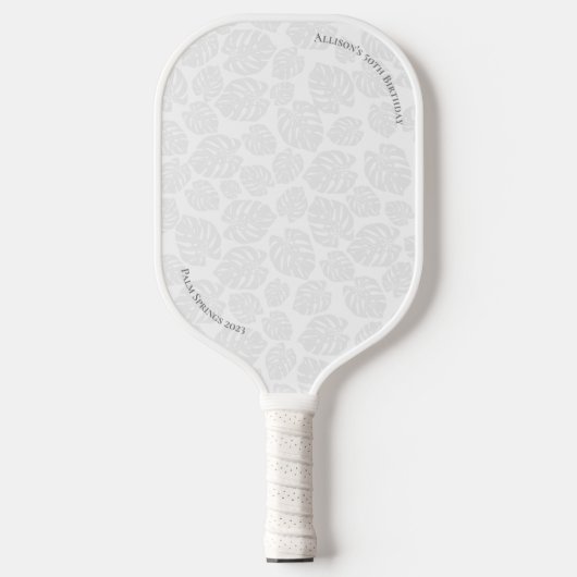 Pickleball Paddle gepersonaliseerd 50ste verjaarda (Voorkant)