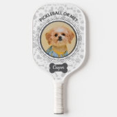Pickleball Paddle Gepersonaliseerd met de foto van (Voorkant)