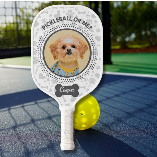 Pickleball Paddle Gepersonaliseerd met de foto van
