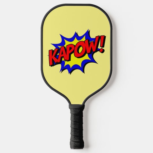 PICKLEBALL PADDLE GRAPPIGE COMIC BUBBLE KAPOW! (Voorkant)