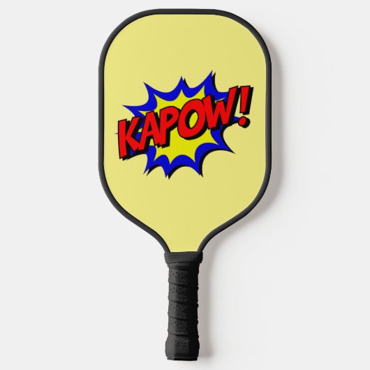 PICKLEBALL PADDLE GRAPPIGE COMIC BUBBLE KAPOW! (Achterkant)