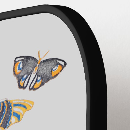 Pickleball Paddle HART KANT EN VLINDERS (Links Detail)