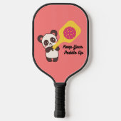 Pickleball Paddle Houd je peddel omhoog (Achterkant)