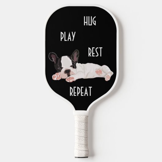 Pickleball Paddle HUG PLAY REST (Voorkant)