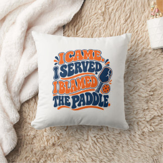 Pickleball Paddle Humor Ik Kwam Ik Sluisde Paddle Kussen