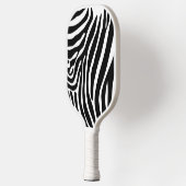 Pickleball Paddle in Black & White Animal Print (Links)