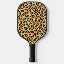 Pickleball Paddle in Leopard Print, Animal Print