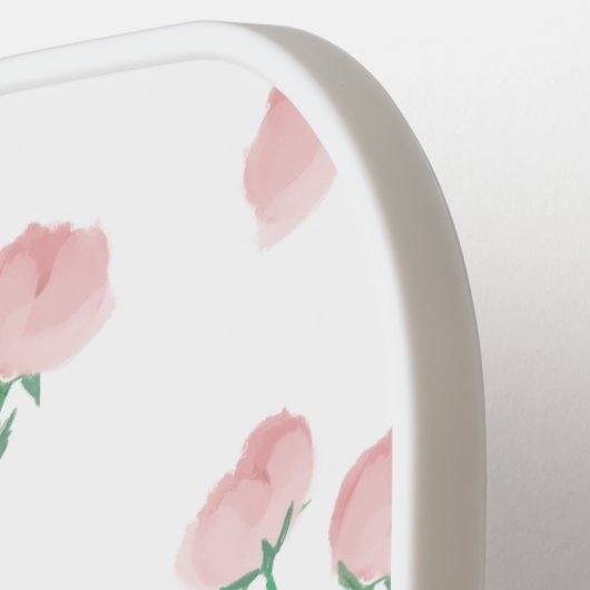 Pickleball Paddle in Peonies alsjeblieft (Links Detail)