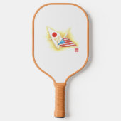 Pickleball Paddle ~ Japan-VS Vriendschap (Achterkant)