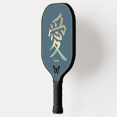 PICKLEBALL PADDLE KANJI LIEFDE EN VLINDER (Links)