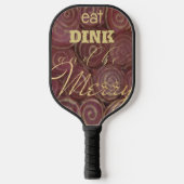 Pickleball Paddle-kerstcriticus Swirls Paddle (Voorkant)