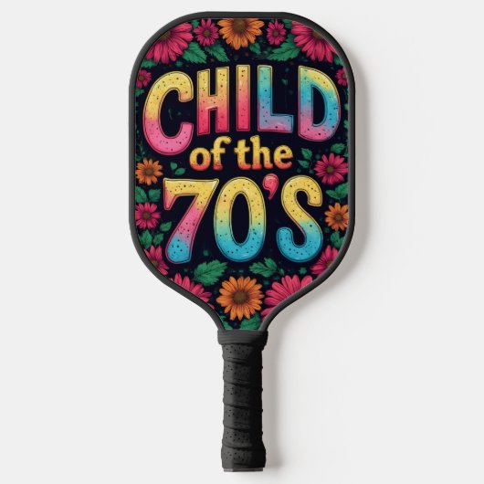 Pickleball Paddle Kind Van De Jaren 70 - Aangepast (Voorkant)