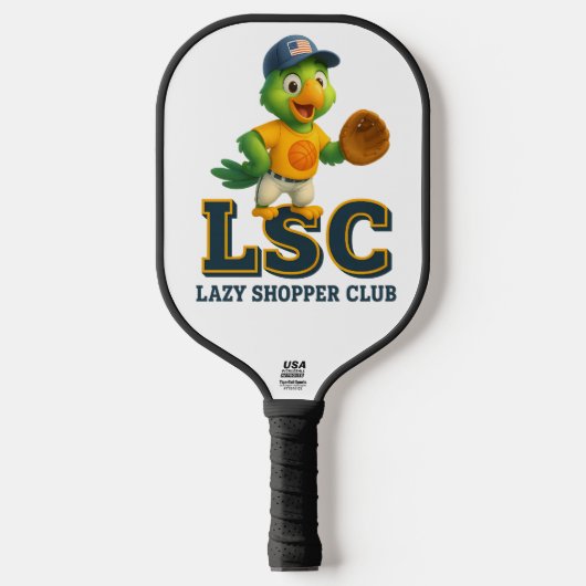 Pickleball Paddle lazy shopper club lsc (Voorkant)