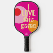 Pickleball paddle leuke sportgame apparatuur (Voorkant)
