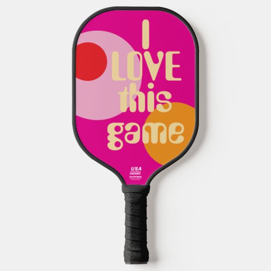 Pickleball paddle leuke sportgame apparatuur (Voorkant)