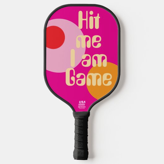 Pickleball paddle leuke sportgame apparatuur (Achterkant)