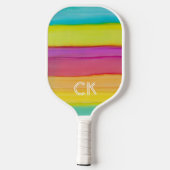 Pickleball Paddle Lines of Color (Achterkant)