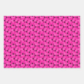 Pickleball Paddle - Magenta Honeycomb Hexagons Inpakpapier Vel (Voorkant 3)