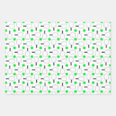 Pickleball Paddle - Magenta Honeycomb Hexagons Inpakpapier Vel (Voorkant 2)