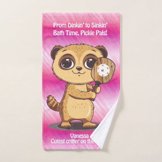 [pickleball] Paddle Me Pink! Handdoek (Handdoek)
