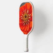 pickleball-paddle met een oranje bloem pickleball paddle (Links)