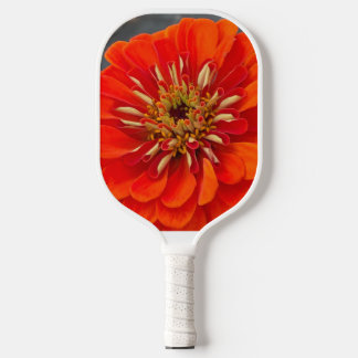 pickleball-paddle met een oranje bloem pickleball paddle