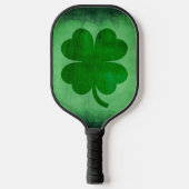 Pickleball Paddle met Irish Shamrock (Voorkant)