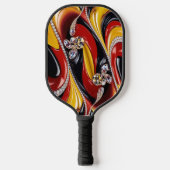 Pickleball Paddle met kleuren van België (Voorkant)