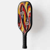 Pickleball Paddle met kleuren van België (Links)