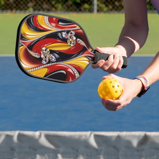 Pickleball Paddle met kleuren van België (Insitu)