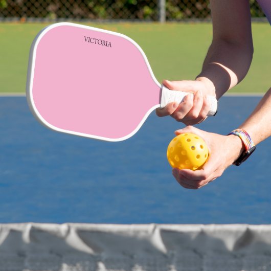 Pickleball Paddle met naam Two Tone Pink (Insitu)