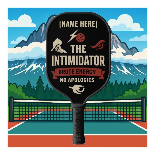 Pickleball-paddle met The Intimidator Pickleball Paddle