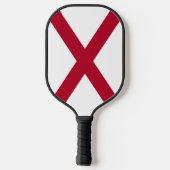Pickleball Paddle met vlag van Alabama, Verenigde  (Achterkant)