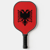 Pickleball Paddle met vlag van Albanië (Voorkant)