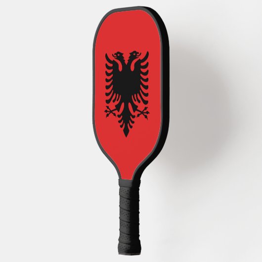 Pickleball Paddle met vlag van Albanië (Links)