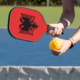 Pickleball Paddle met vlag van Albanië