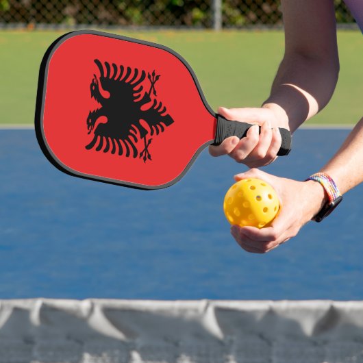 Pickleball Paddle met vlag van Albanië (Insitu)
