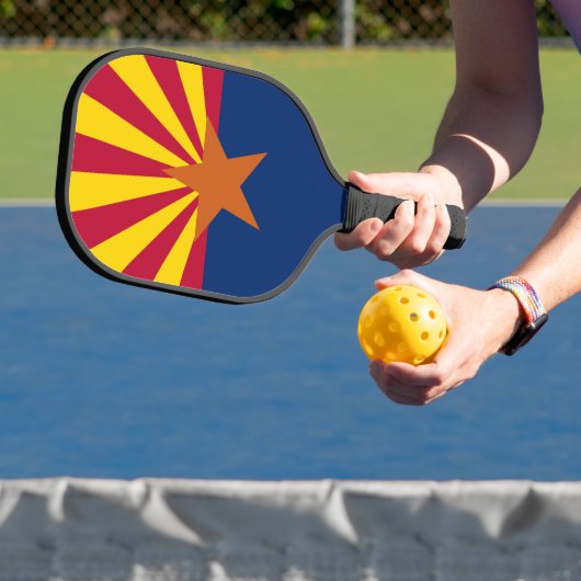 Pickleball Paddle met vlag van Arizona, Verenigde  (Insitu)