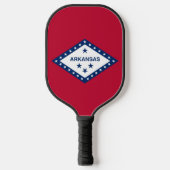 Pickleball Paddle met vlag van Arkansas, Verenigde (Voorkant)