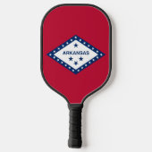Pickleball Paddle met vlag van Arkansas, Verenigde (Achterkant)