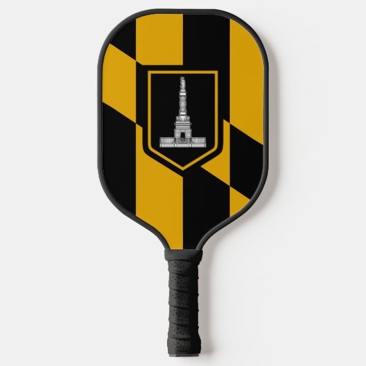 Pickleball Paddle met vlag van Baltimore, Verenigd (Voorkant)