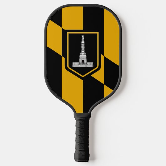 Pickleball Paddle met vlag van Baltimore, Verenigd (Achterkant)