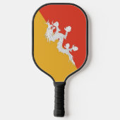 Pickleball-paddle met vlag van Bhutan Pickleball Paddle (Achterkant)