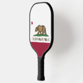 Pickleball Paddle met vlag van Californië, Verenig (Links)